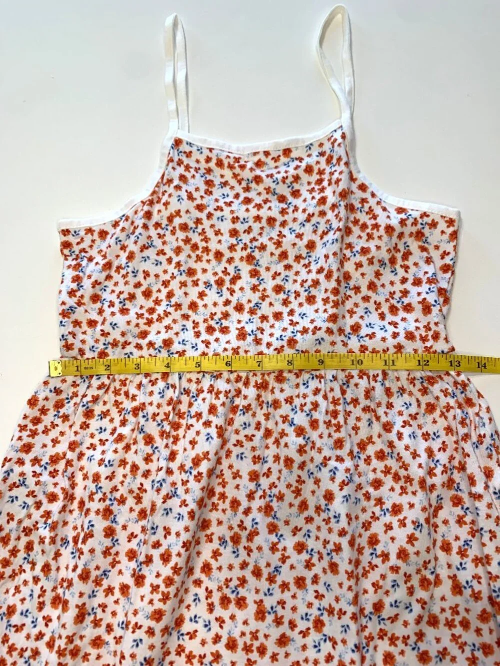 2 Girl Dresses Red White & Blue Oshkosh (12) Old Navy (14-16) Sleeveless